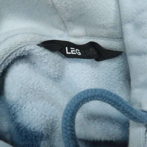 Legends Hoodie Mens Large Blue Fairfax Tie Dye Pullover Hooded Pockets - Picture 3 of 10